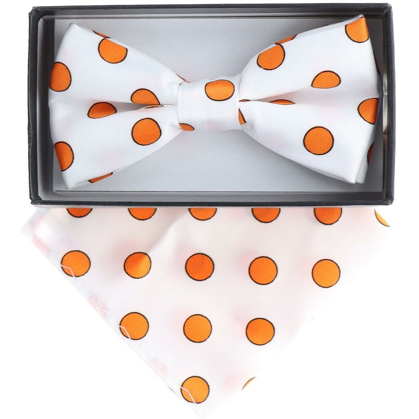 Vittorio Farina Boy's Designer Floral Print Print Bow Tie & Pocket Square by Classy Cufflinks